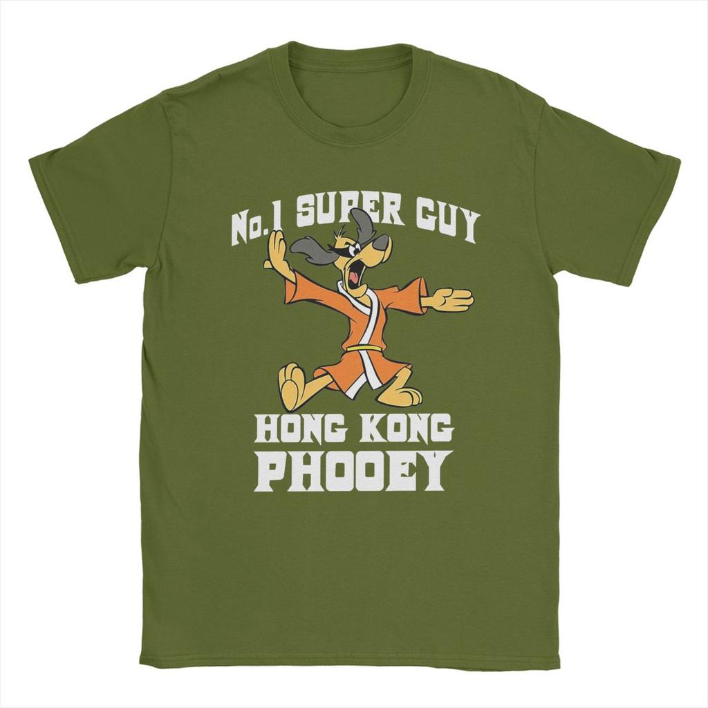 Men T-Shirt Hongs Kongs Phooey Fashion Cotton Tee Shirt Short Sleeve T Shirts Round Neck Clothing Unique