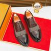 Herren spitze Business Lederschuhe Größe 46 Lackleder Retro Derby Schuhe Herren Britischer Stil Handsome Friseurschuhe Bräutigamschuhe