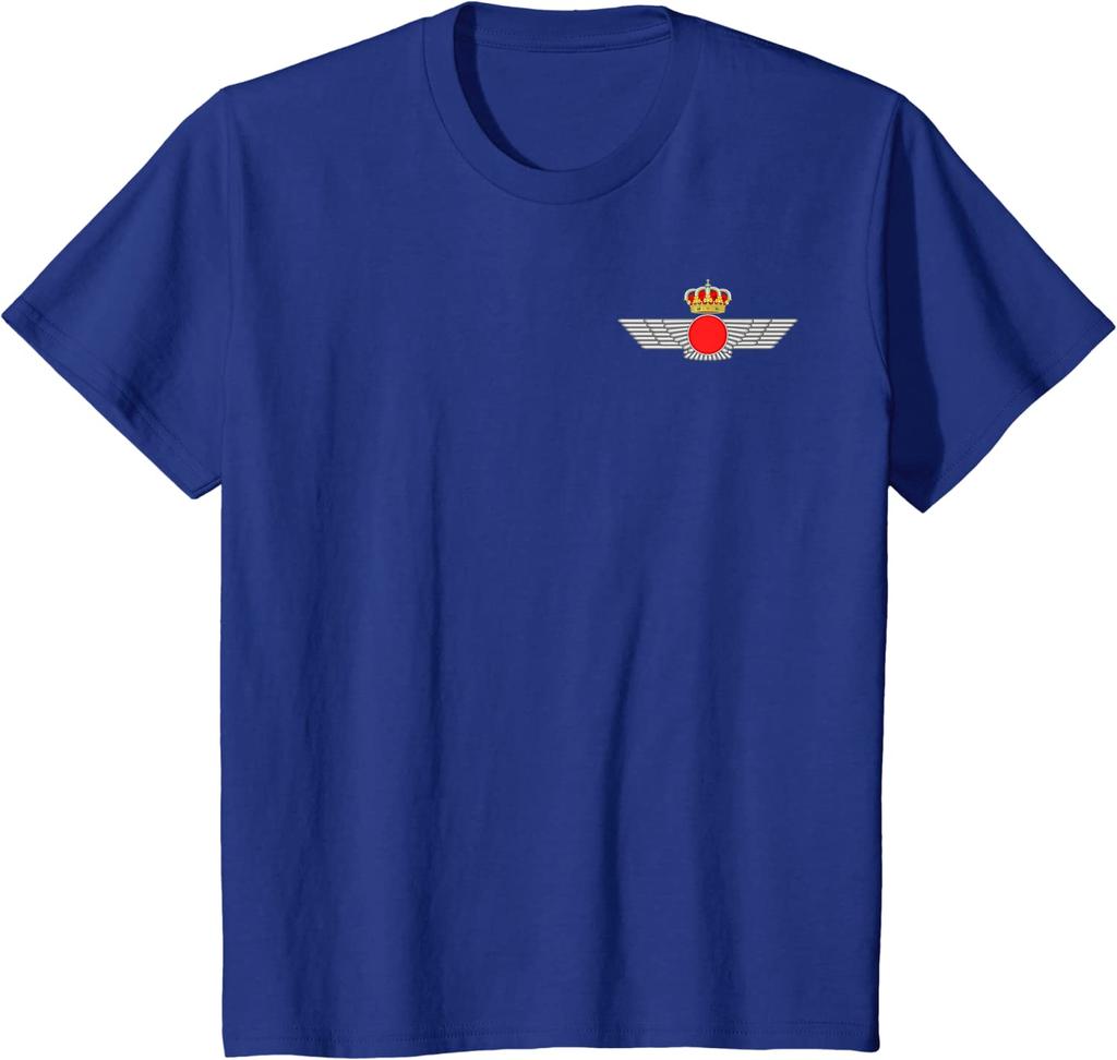 Spanish Air Force Ejército Del Aire Wings Patch Men TShirt Short Sleeve Casual Cotton ONeck Summer Shirt
