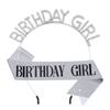 Birthday Girl Rhinestone Headband & Sash Set – Perfect Party Gift & Decoration