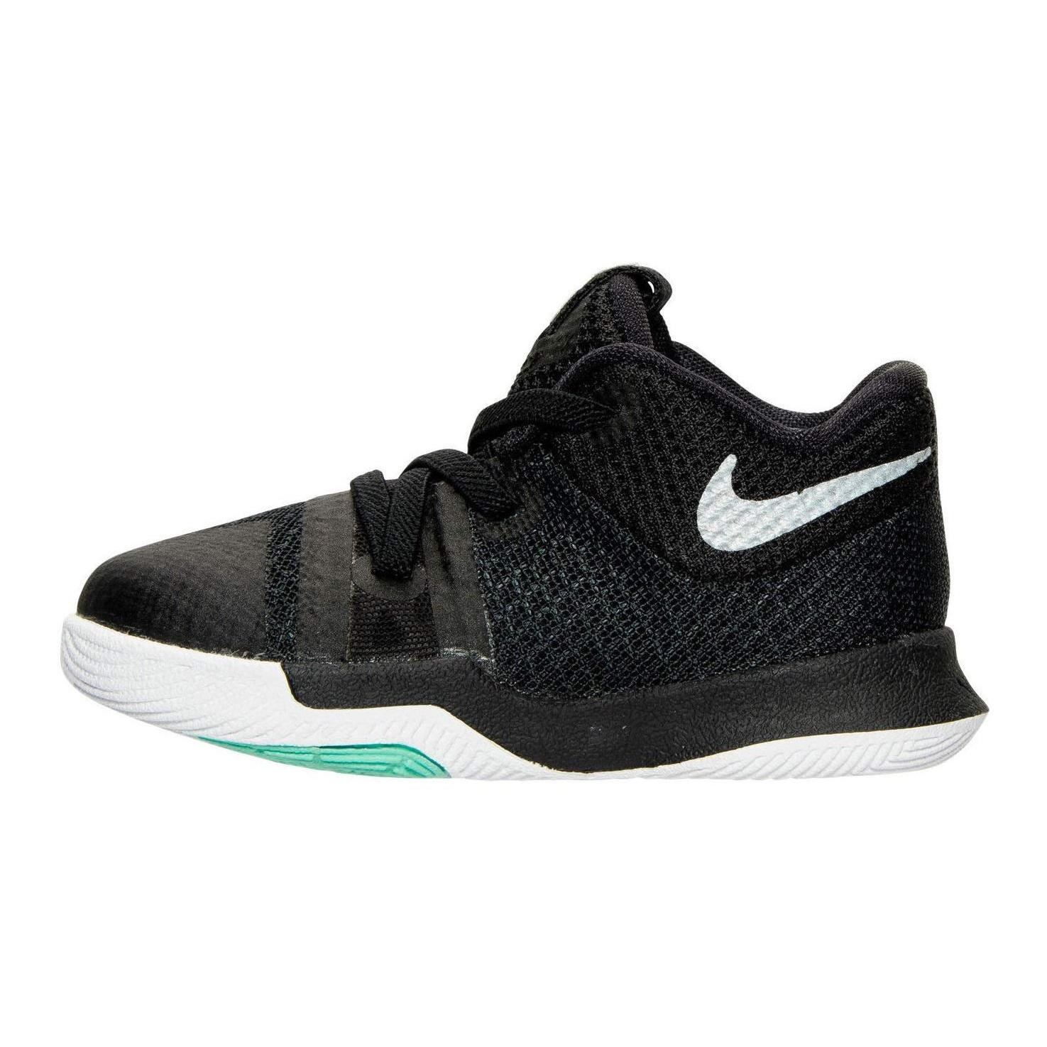(TD) Nike Kyrie 3 Black White Hyper Turquoise Baby 869984-018 EU 22