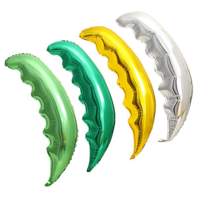 NEW 36inch Coconut Leaf Aluminum Foil Balloon Decoration and Decoration Theme Birthday Party Big Coconut Leaf Balloon Wholesale