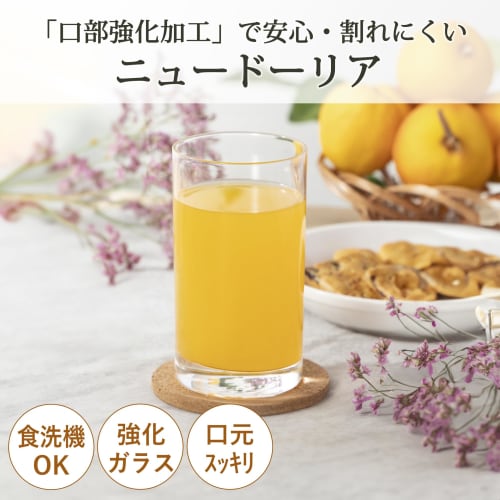 Toyo Sasaki Glass New Doria Tumbler, 315ml, Made In Japan, Dishwasher Safe, Shatter-Resistant, Glass Cup, Beer Glass, Highball Glass, 07110HS