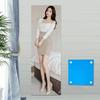 Self-Adhesive Acrylic Mirror Bathroom Shower Makeup Anti Fog Mirror Sticker Tile Shaving Mirror For Door Wardrobe Home Decor