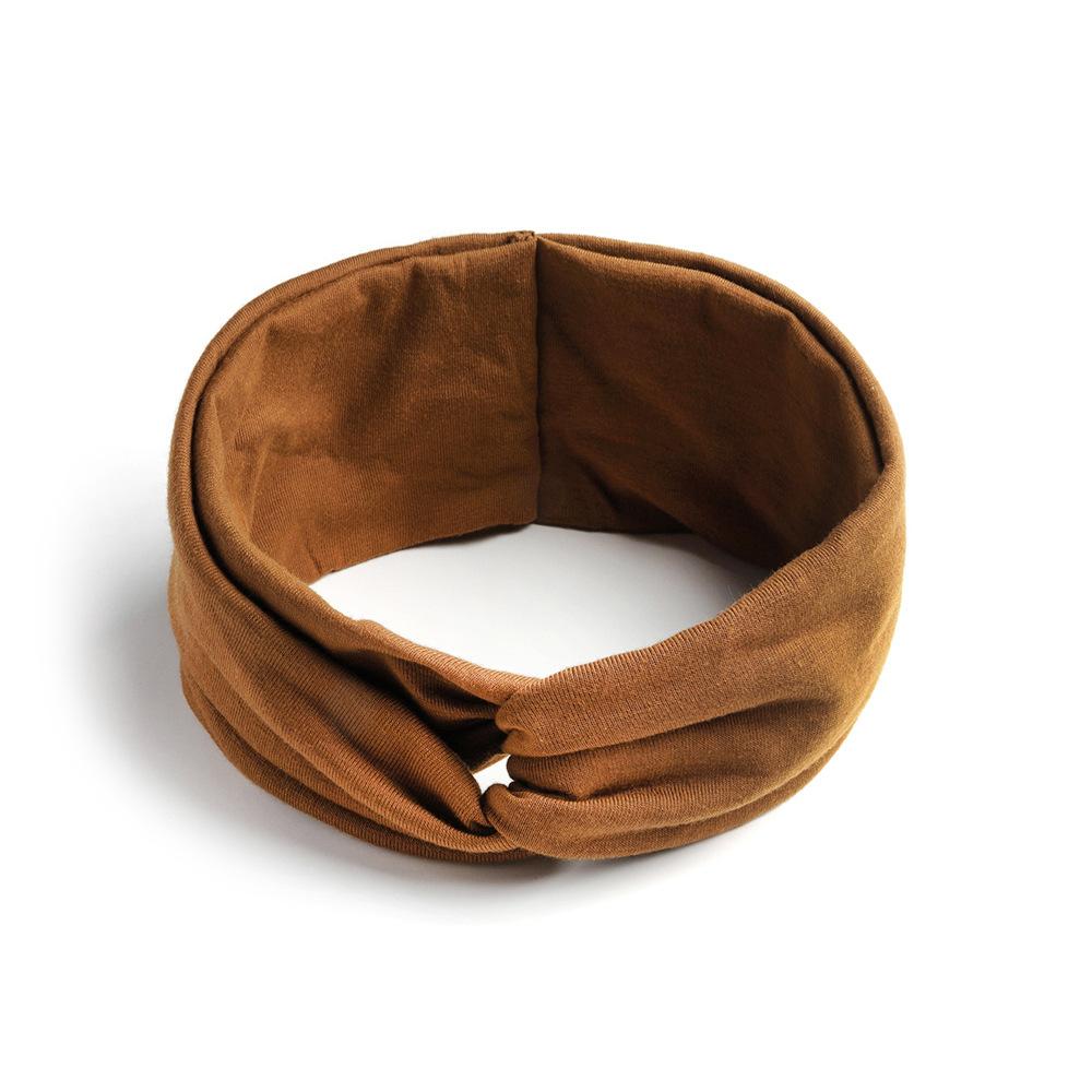 

Широкая перекрестная повязка на голову, однотонная эластичная спортивная повязка на голову для йоги для женщин 1pcs