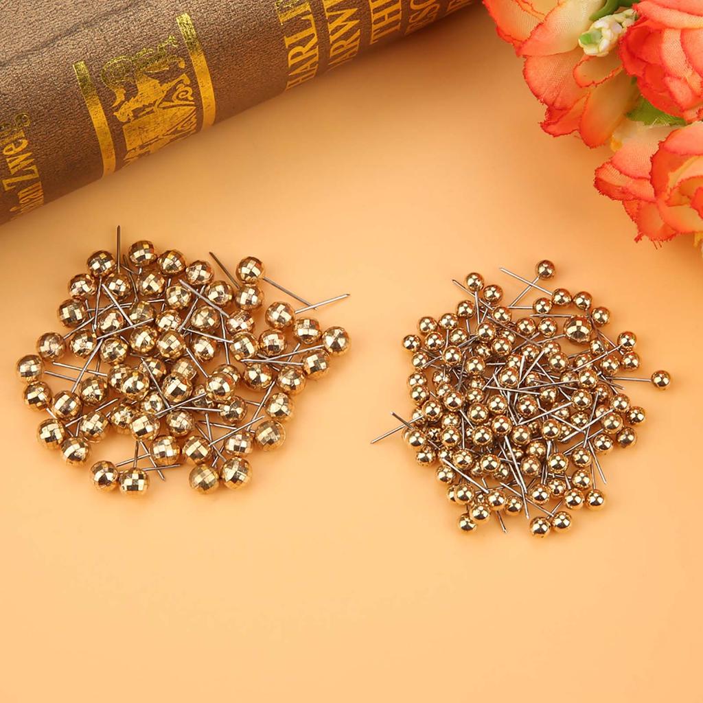 300pcs Round Pearl Head Pins Dressmaking Sewing Fixed Marking Practical Tool