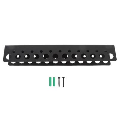 Uchwyt ścienny na wkrętarkę 32 cm Wielofunkcyjny Metalowy organizer na szczypce ze stali węglowej malowanej proszkowo
