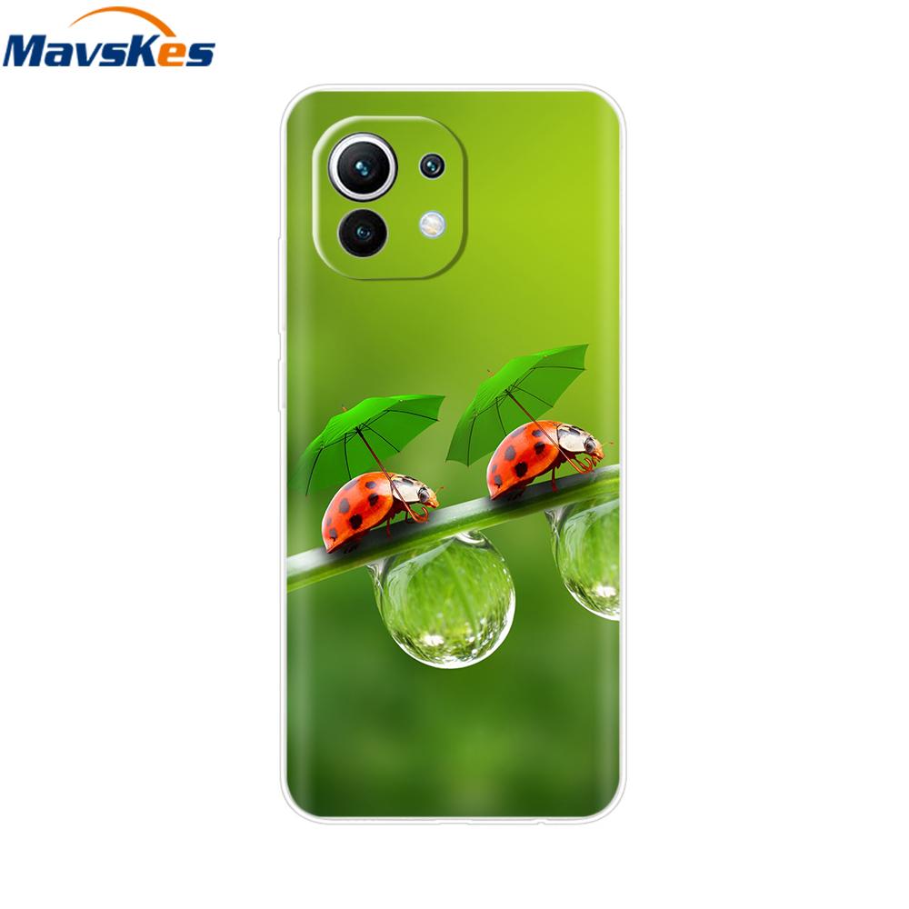 Clear Case for Xiaomi Mi 11 Lite NE 5G Mi11 lite Soft TPU Transparent Shockproof Phone Cover For Xiomi Mi11lite Mi 11 lite NE 5G