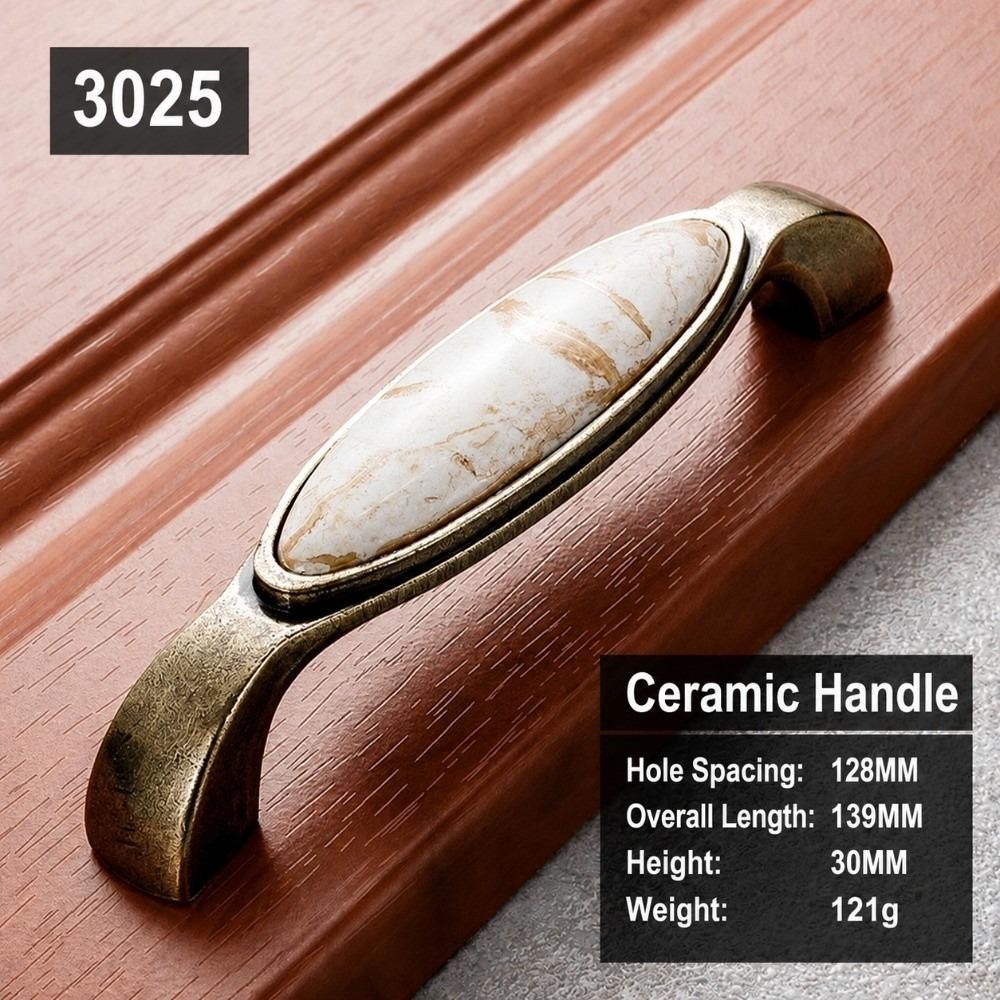 Marble Vein Ceramic Cabinet Knobs Antique Crack Door Knobs Vintage Wardrobe Handles Cabinet Doors