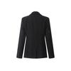 Elegant Oversized Blazer With Crystal Rhinestone Embellishment Loose Fit Office Chic Jacket Women