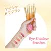 EDTRE Makeup Brush Set with DuPont Paper Cosmetic Perfect As a Gift or Travel White 10-Piece Pouch, Eco-Friendly, Brush,