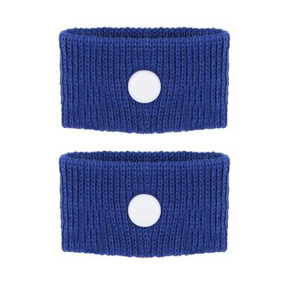 1 Pair Adult Children Wristbands Portable Wristbands for Travel Plane Bus Blue