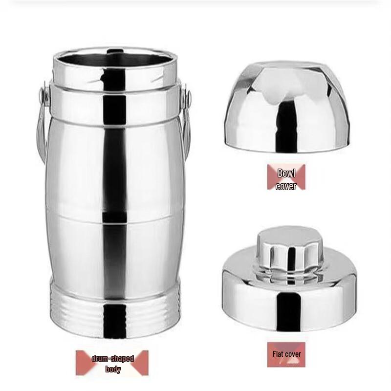 Двухслойный термоланч-бокс ZISIZ 3.0 л из нержавеющей стали 304