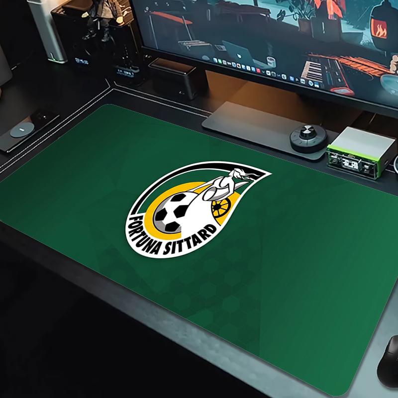 Fortuna Sittard Mouse Pad Large Gaming Table Cushion Nonslip Laptop Tablet Big Mousepad Xxl Mat Mini Pc Playmat With Lock Edge