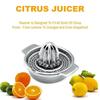 1pc Portable Stainless Steel Lemon Squeezer and Juicer with Bowl Container - Easy To Use and Convenient for Oranges, Lemons
