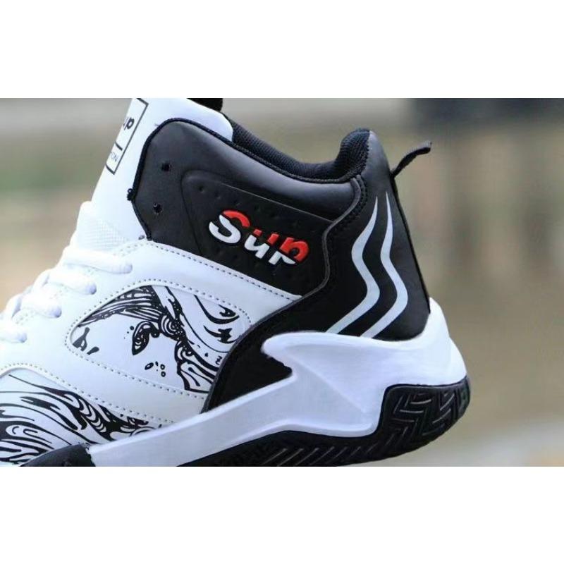 Mens Large Size Breathable Fashion Low Top Outdoor Casual Sports Basketball Shoes