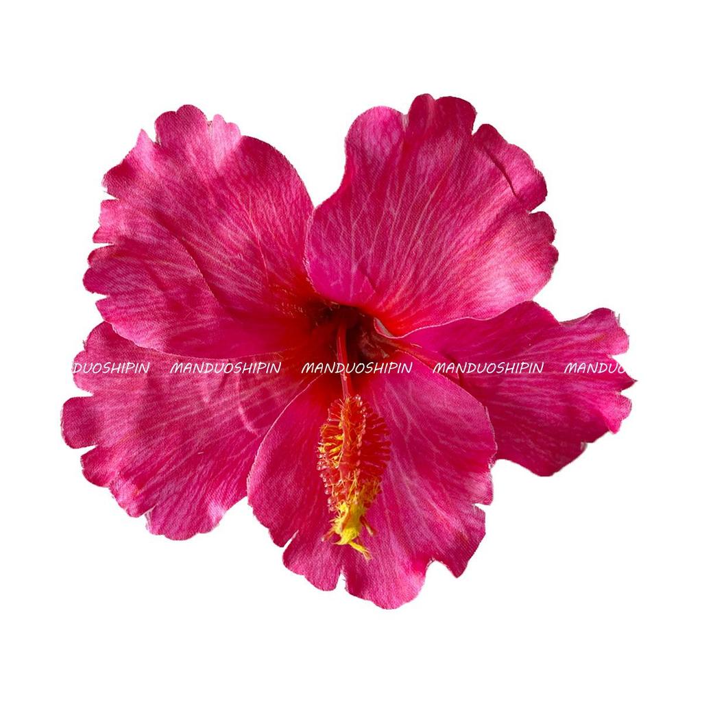 Hawajska spinka do włosów z hibiskusem - Stylowy dodatek na wakacje na plaży