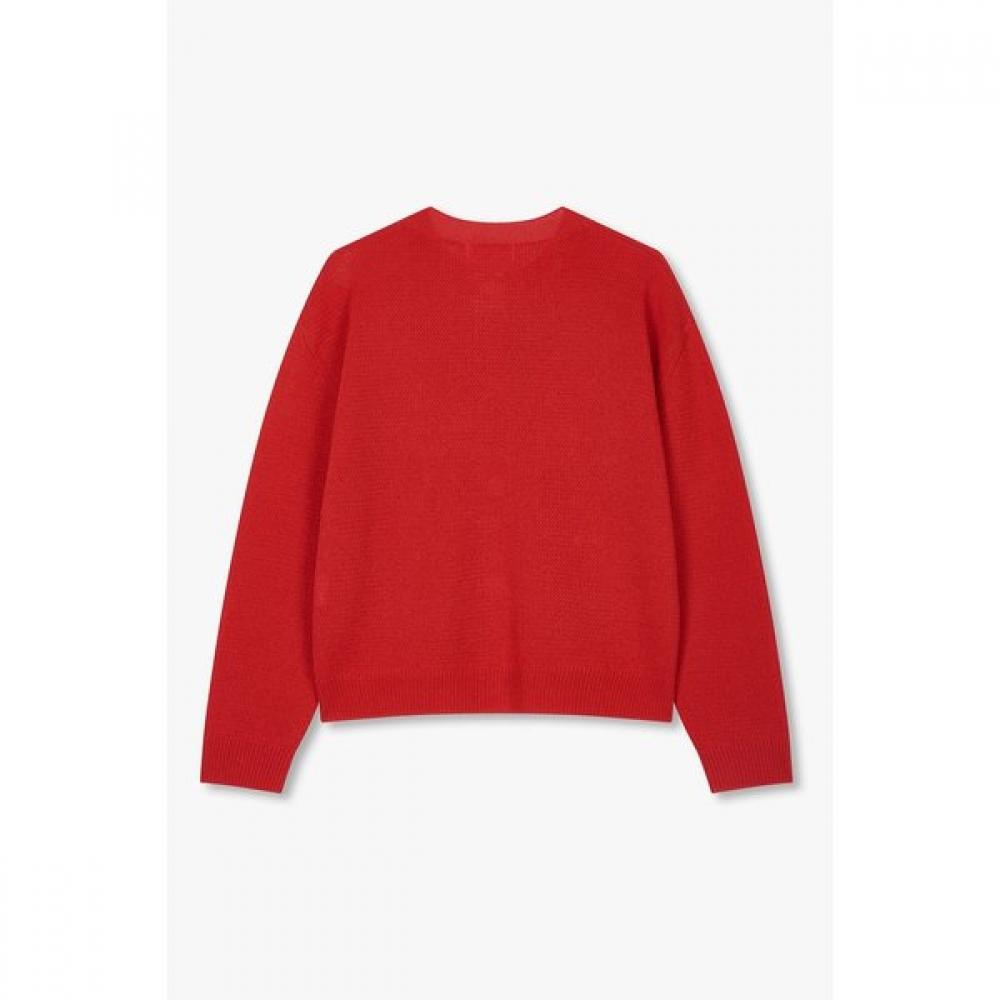 Studio Tomboy Round Neck Long Sleeve Cardigan 9176351971ct