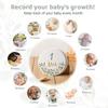 12pcs Newborn Milestone Cards Paper Made Memorial Monthly Milestone Photo Cards Commemorative Baby Birth Baby Photography Props