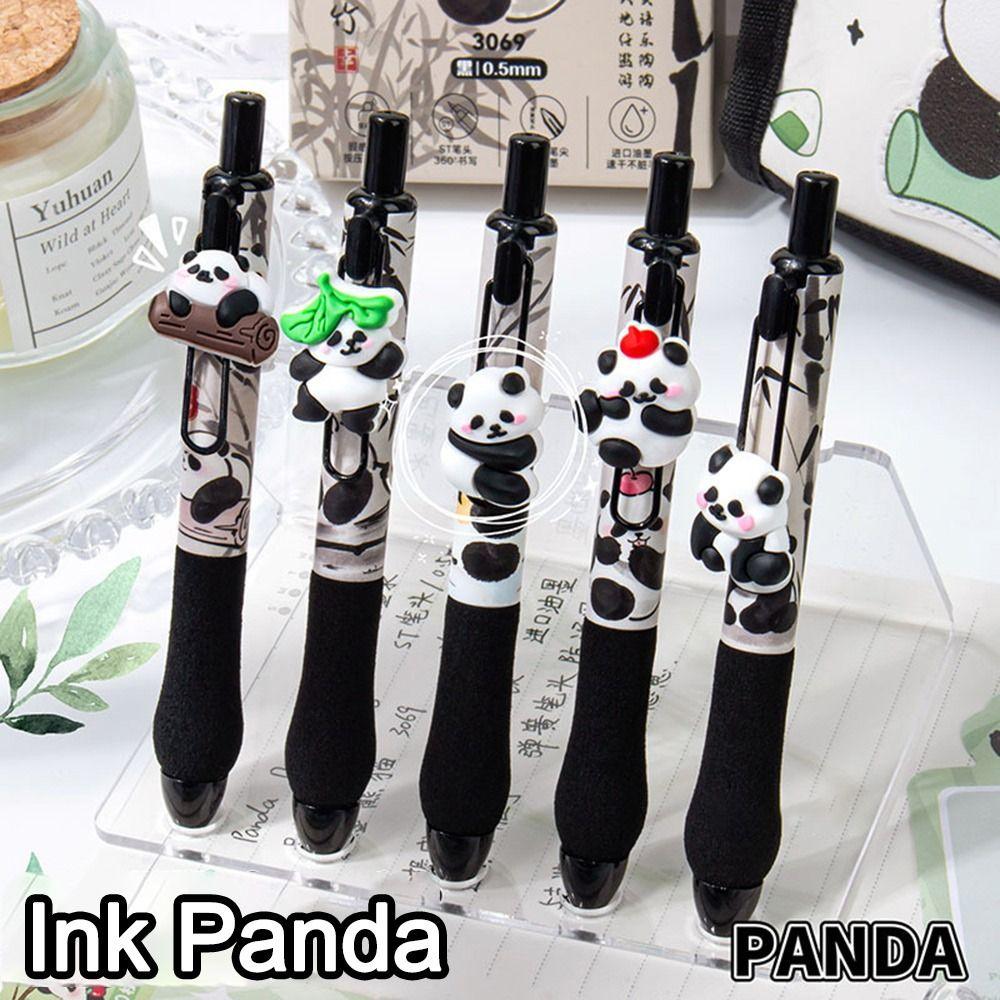 5Pcs Quick-drying Neutral Pen Press Question Pen High-value Ballpoint Pen  Office School