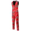 Print Suits Fashion Merry Christmas Men's Suits Jackets Casual Suit 2 Piece Suits(Blazers + Pants) Christmas Gift Set Men's Christmas Print Set Party