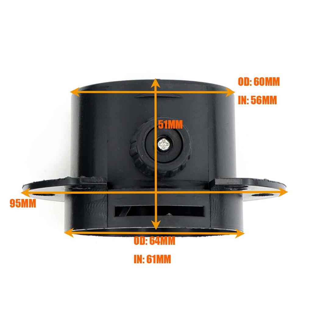 4pcs 60mm Valve Flap Adjustable Air Diesel Heater Vent Ducting Branch Splitter Pipe Joiner Connector For Car Truck Camper