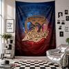 Tapisserie murale Sydney Roosters Décoration d'intérieur Tissu à suspendre au mur pour chambre à coucher Salon Arrière-plan