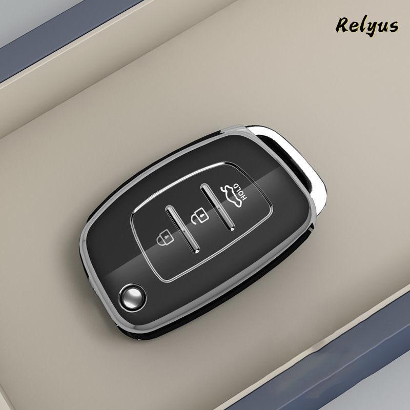 Tpu Car Key Cover Case Protection Shell For Hyundai Ix25 Ix35 Ix45 I10 I20 I30 Hb20 Elantra Solaris Sonata Santa Fe Sport Tucson