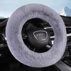 Winter Rabbit Plush Car Steering Wheel Cover: New Style Warm Non-slip Protection