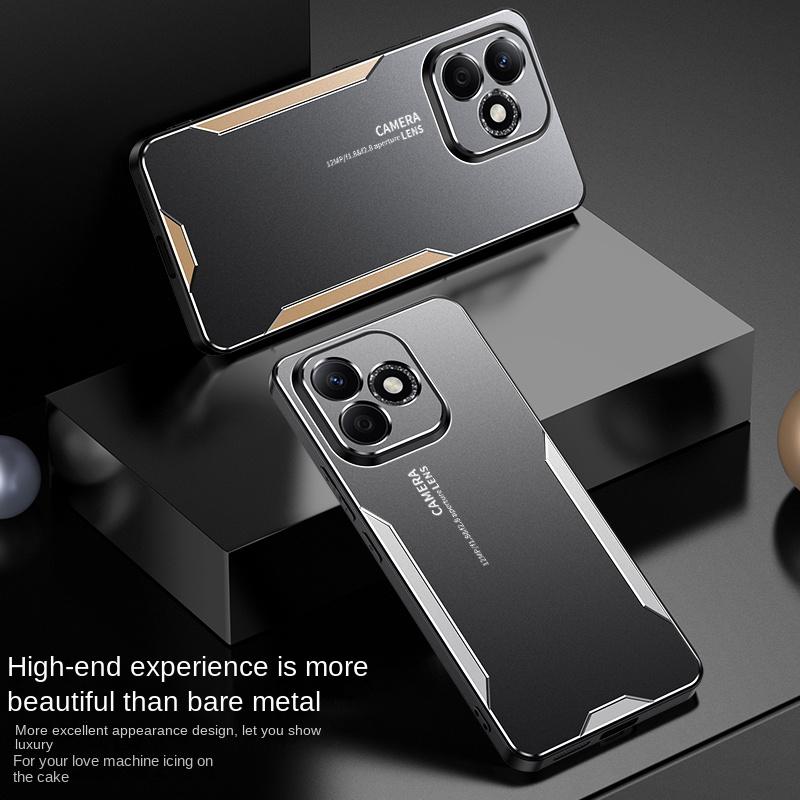 For Honor 400 Lite Aluminum Alloy Hard PC Case for Honor 400lite 300 Ultra 200 Shockproof Matte Silicone Protection Phone Case