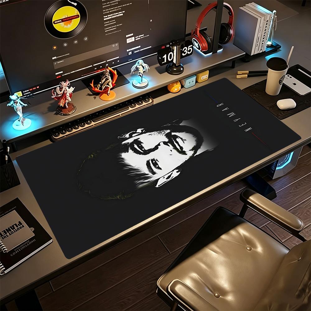 Neymar S Shadow Portrait Gaming Mouse Pad Desk Mat Office Mouse Mats Nonslip Rubber Bottom Perfect Gift For Gamers