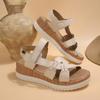 Sandali Donna Estate Scarpe Ortopediche Suola Spessa Sandali Romani Comodi per Piede Largo Sandali da Spiaggia Sandali con Soletta Morbida Scarpe Casual Estive