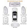 6-Piece Car Sunshade Set: Front, Rear & Side Window Sun Visors with Suction Cups for Interior Sun Protection & Heat Insulation.