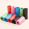 Pe 10pcs Durable Material Pet Waste Bags Per Roll Ideal For Pet Bags Owners