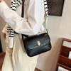 Popular small bag women's new high-end retro versatile shoulder messenger bag small square bag