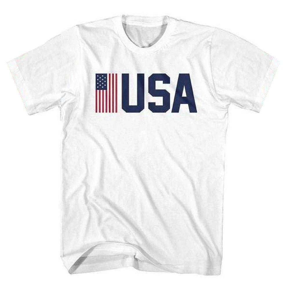 

USA Patriotic Flag Blue USA Logo Men s T shirt XL
