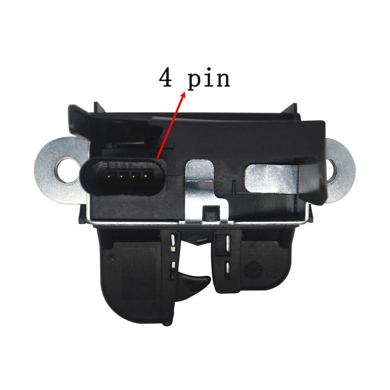 

For VW Beetle Golf 7 MK7 4Pin 5G6827505 Rear Tailgate Trunk Lid Lock Block Latch Car Accessories
