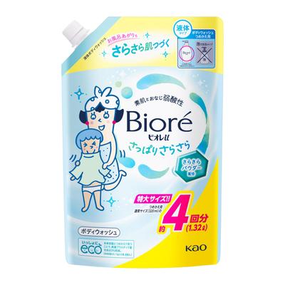 Body Refreshing Mildly Suitable for Skin Soap, & Smooth, Refill, 1.32L, Acidic, Baby's