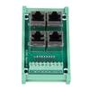 4 Way Buss Board 0.5A Parallel Rail Mount Interface Module Terminal Block Connector for Homes Offices Factories