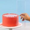 1PC Cake Plastering Transparent Acrylic Board Cake Cream Transparent Scraper Bread Baking Tools Kitchen Accessories