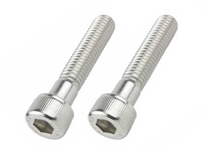 POSH FAITH Motorcycle Supplies Cap Bolt Stainless Steel 2 Pieces