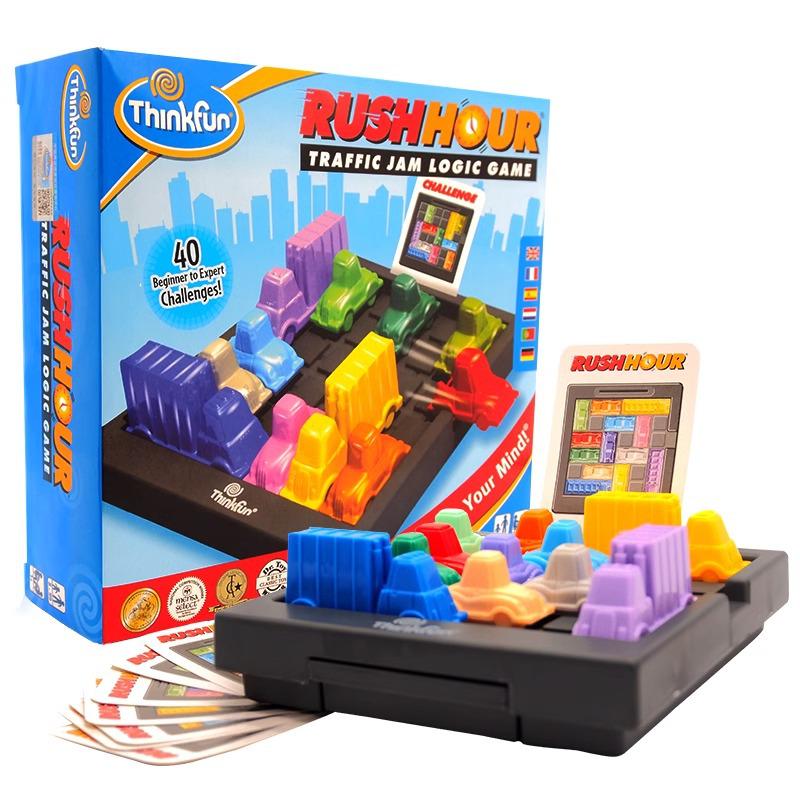 ThinkFun Rush Hour Racing Puzzle: Parent-Child Interactive Car Game - Christmas Gift