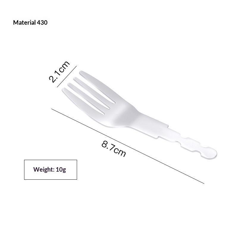 Children Stainless Steel Utensils Blanks Half Finished Spoon Fork Set For Baby Feeding Toddlers Ergonomic Grip