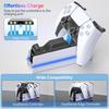 Ps5 Controller Charger Station For Playstation 5 Dualsense/Dualsense Edge, Charging Station With 10 Led Light