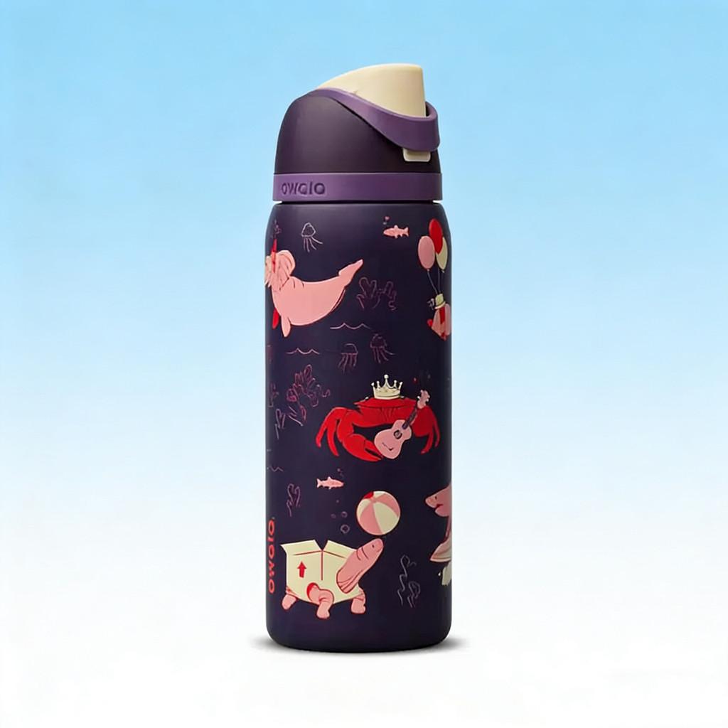 Sports Insulated Cup With Straws And Lock For Travel And Home Use
