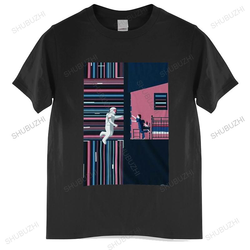 cotton tshirt Unisex summer tees Interstellar Active tShirt for Unisex tShirt for Women DMN Black