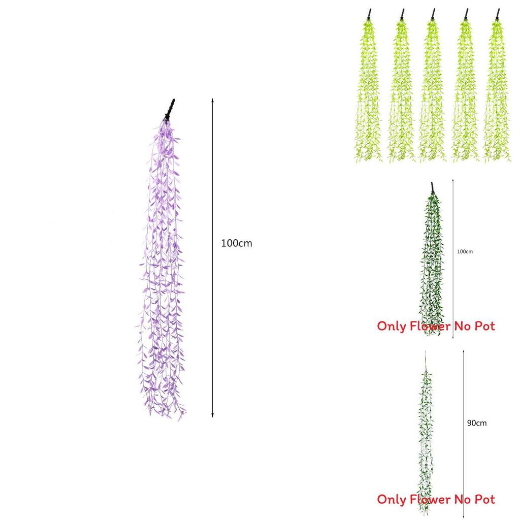 Salix Babylonica Artificial Wall Plants With Flexible Twigs For Home Decor And Event Display