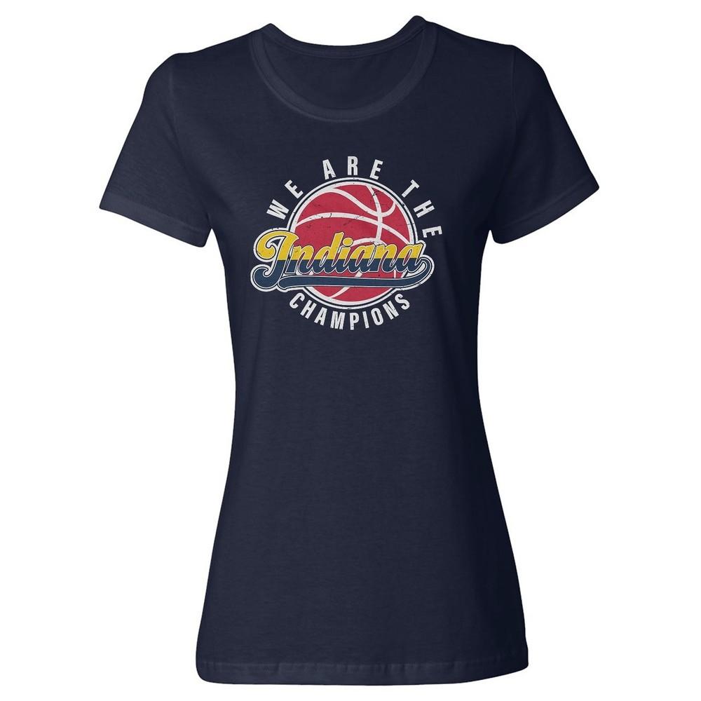 2025 Basketball Champions - Indiana Victory Design Ladies  Crewneck T-Shirt Unisex T-Shirt S