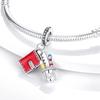Notebook Drawing Bucket Charms Beads Fit Original 3Mmcopper Bracelet Pendent Necklace Women Birthday Gifts