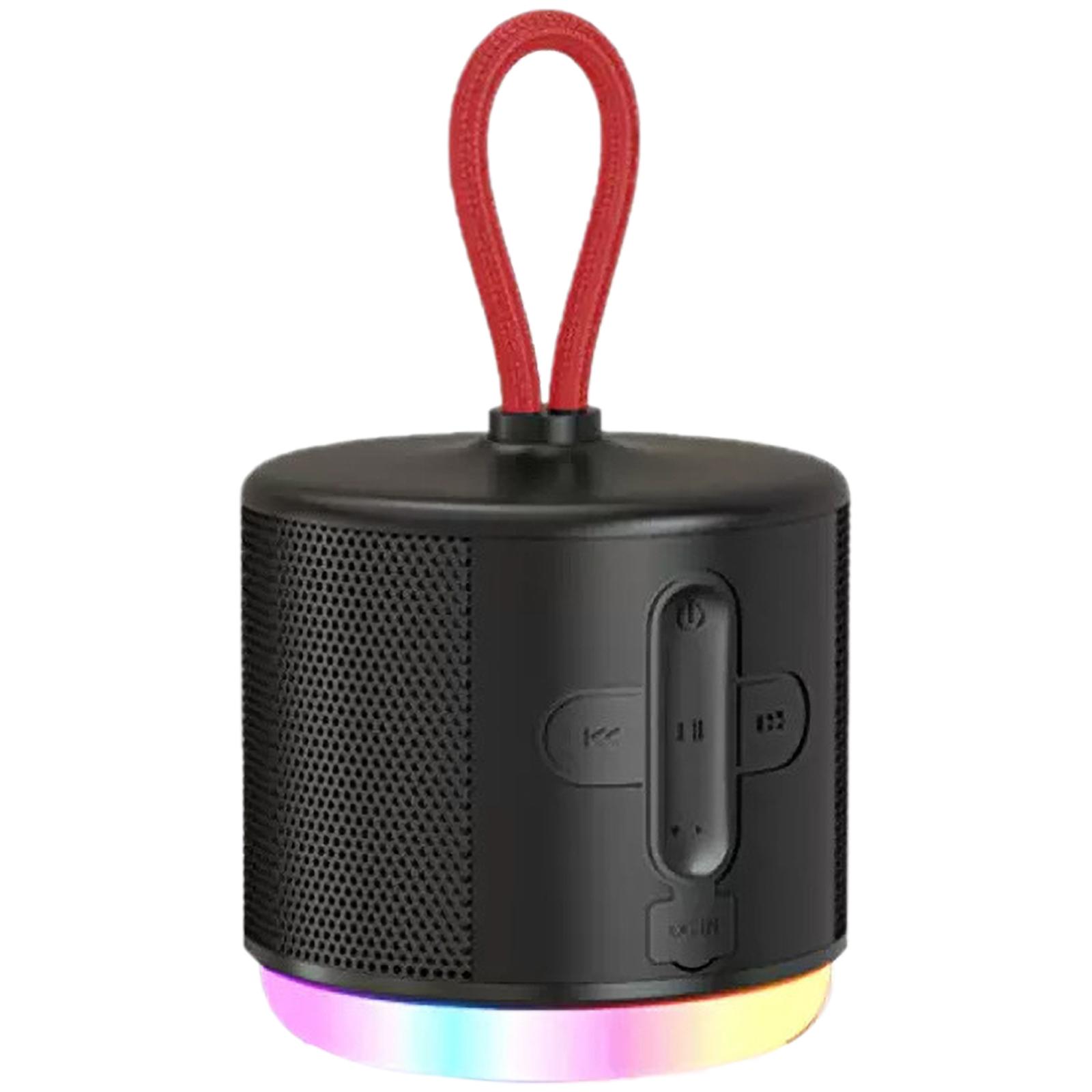 

Bluetooth-compatible Speaker Stereo Outdoor Sports Music Player Portable Subwoofer BLE5.0 Build-in 500mAh Battery чорний